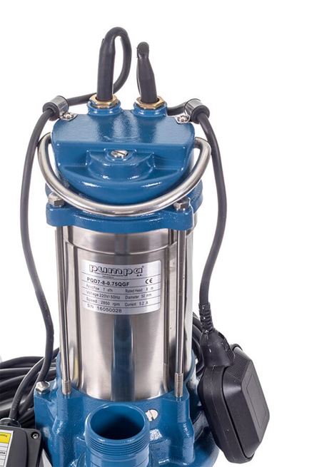 PUMPA blue line PQD ponorná kalová čerpadla s řezacím zařízením