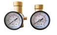 PUMPA Fitting - five-way valve + pressure gauge