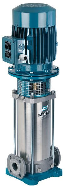 Calpeda MXV 25-2xx vertical multi-stage In-Line pumps in stainless steel INOX 