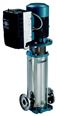 Calpeda MXV 25-2xx vertical multi-stage In-Line pumps in stainless steel INOX 