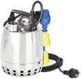 Calpeda GXVM submersible drainage pumps in stainless steel