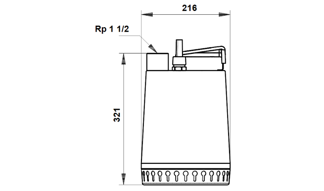 GRUNDFOS UNILIFT AP.12 ponorné kalové čerpadlá