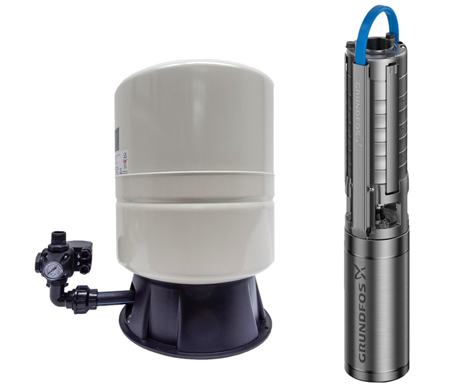 GRUNDFOS SP komplet ponorné čerpadlo, vodárenský set a 30 m kabel