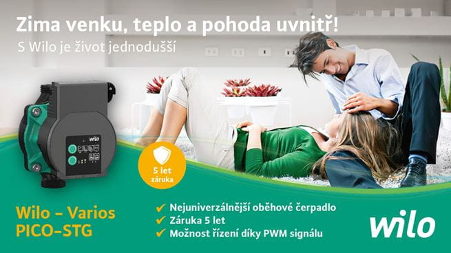 WILO VARIOS PICO-STG obehové čerpadlá predovšetkým ako náhrada do kotlov