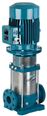 Calpeda MXV 50-15xx vertical IN-LINE multi-stage pump in stainless steel INOX