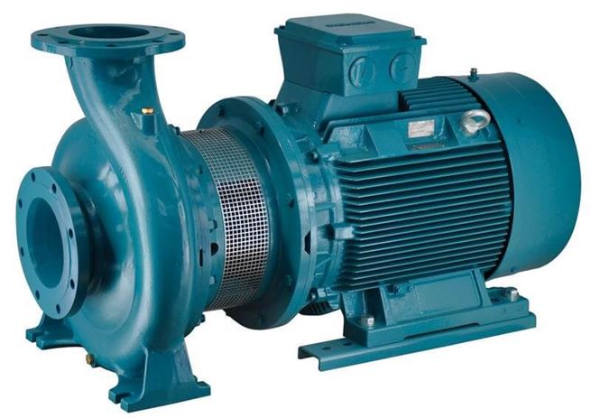 Calpeda NMS 100 close coupled centrifugal pumps with flanged ports (n=2900rpm)