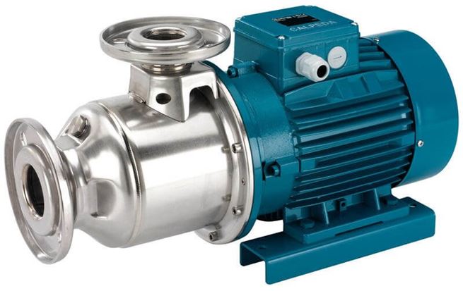Calpeda MXH 40x horizontal multi-stage pumps in stainless steel 3x400V