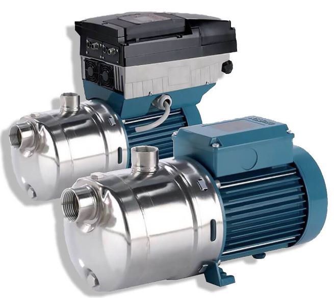 Calpeda MXHM 4xx horizontal multi-stage stainless steel pumps 230V 
