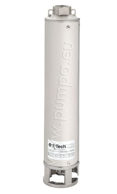 E-TECH 4 VS 8 stainless steel submersible pumps without motor