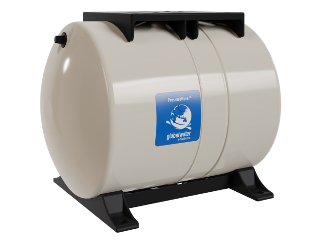 Global Water PWB-24LH ležatá tlaková nádoba 24l 10bar 1 "90 ° C