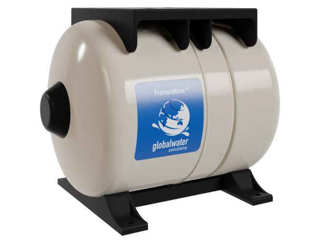 Global Water PWB-8LH ležatá tlaková nádoba 8l 10bar 1 "90 ° C