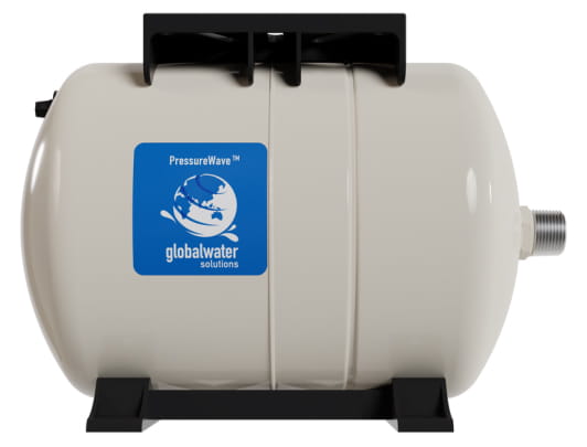 Global Water PWB-12LH ležatá tlaková nádoba 12l 10bar 1 "90 ° C