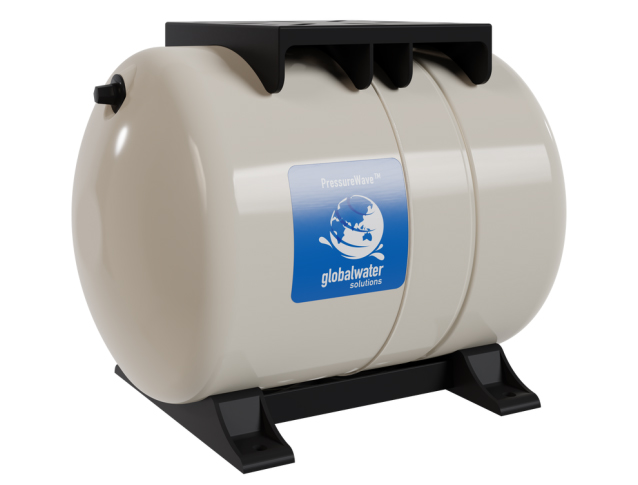 Global Water PWB-12LH ležatá tlaková nádoba 12l 10bar 1 "90 ° C