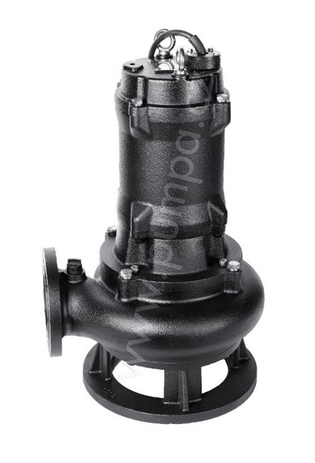 PUMPA black line 100BLK43.7-P50 400V 3,7kW, kalové čerpadlo, kanálové oběžné kolo, průchodnost 50mm, kabel 8m