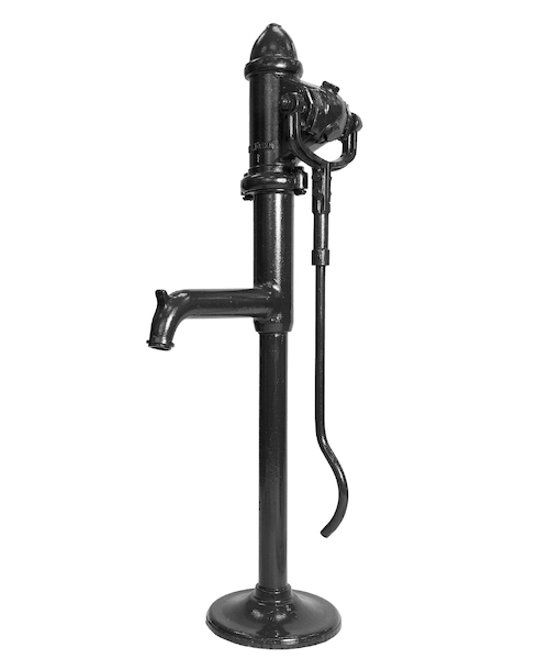 Standard T ruční pumpa-černá (RAL 9005)