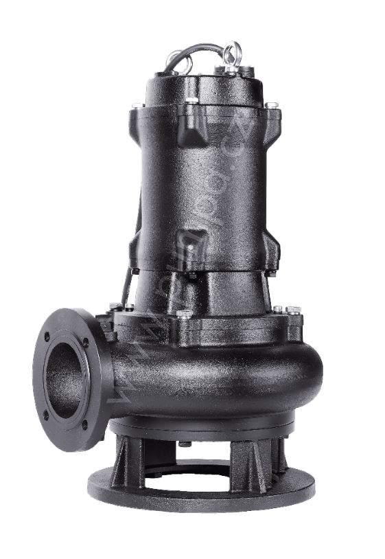 PUMPA black line 100BLK43.7-P50 400V 3,7kW, kalové čerpadlo, kanálové oběžné kolo, průchodnost 50mm, kabel 15m