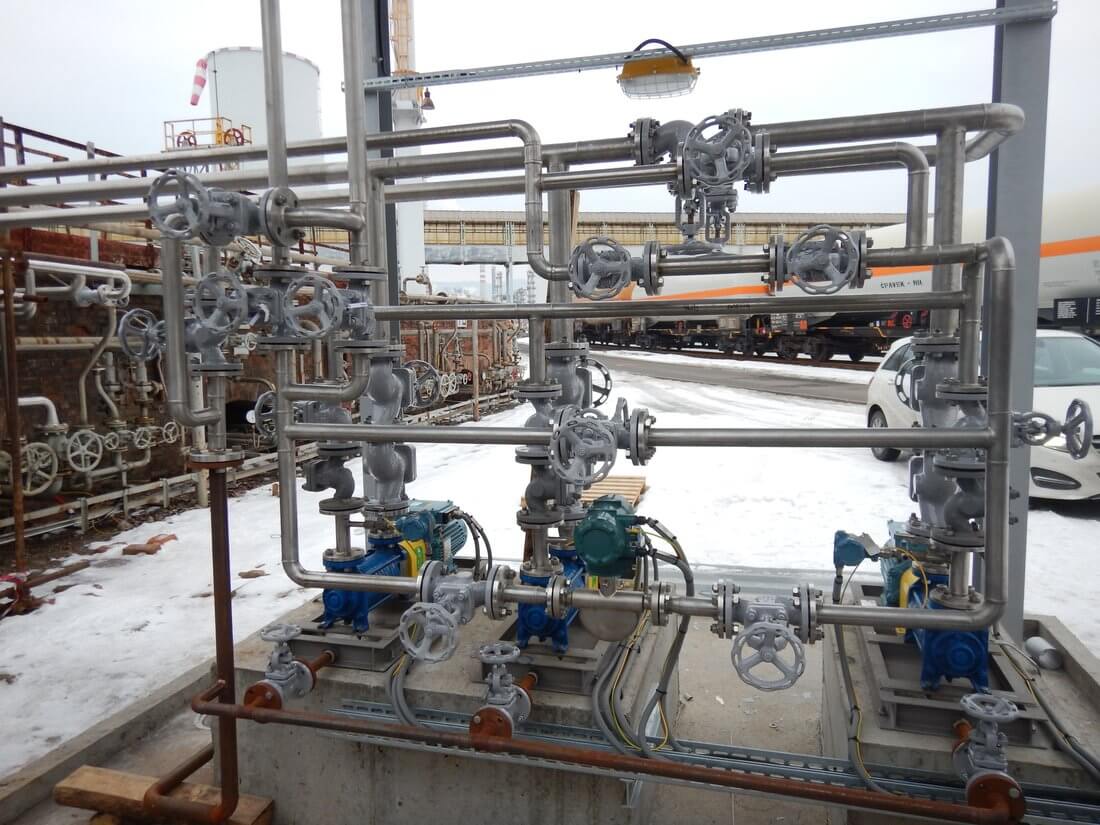 Instalace technologie DeNOx UNIPETROL RPA Litvínov.